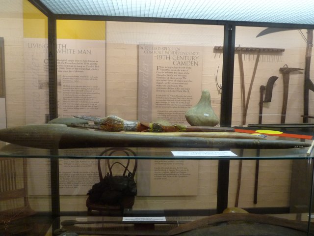 Women's Digging Stick for yams also used as a fighting stick, courtesy of Camden Museum